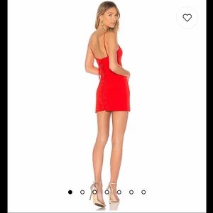 NBD Revolve Gracey Dress in Red Size Small